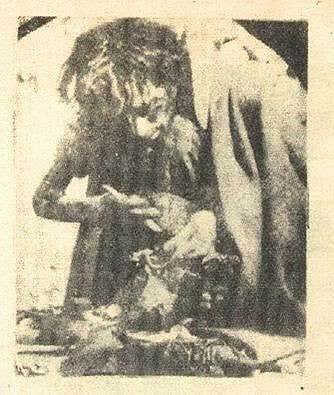 A rare photo of Saghar Siddiqui burning his poetry